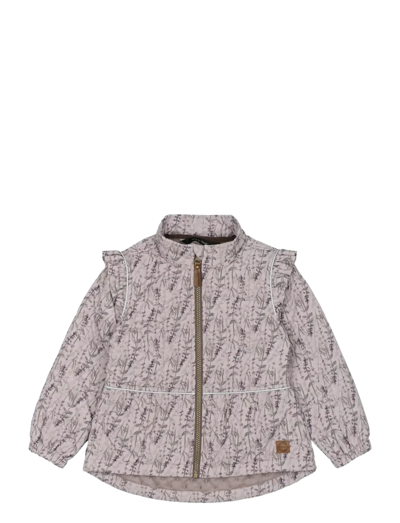 mikk-line - Thermal+ Frill Set AOP - cloud gray - 2