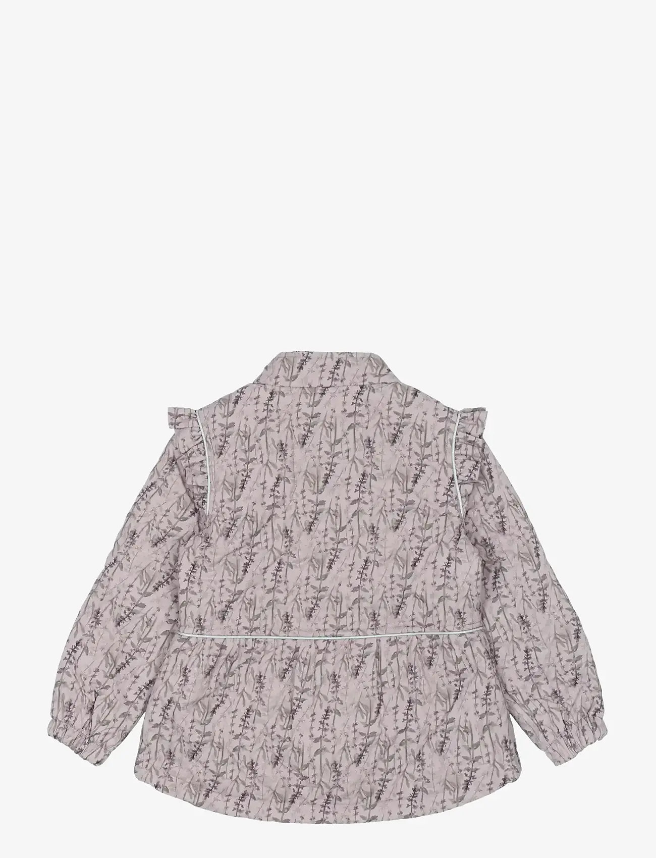 mikk-line - Thermal+ Frill Set AOP - jacken & mäntel - cloud gray - 2