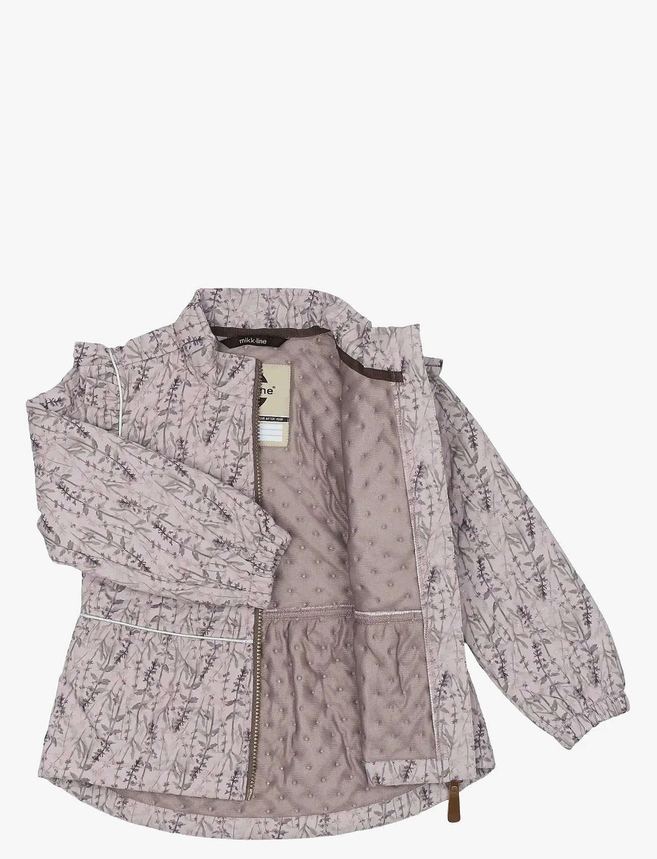 mikk-line - Thermal+ Frill Set AOP - jacken & mäntel - cloud gray - 3