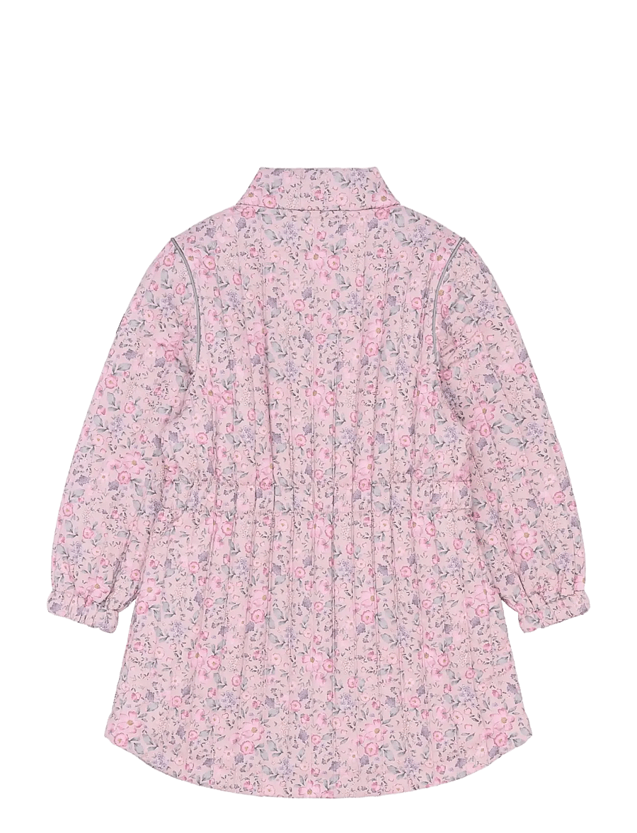 mikk-line - Thermal Coat AOP - stepētas virsjakas - buble flower aop - 1