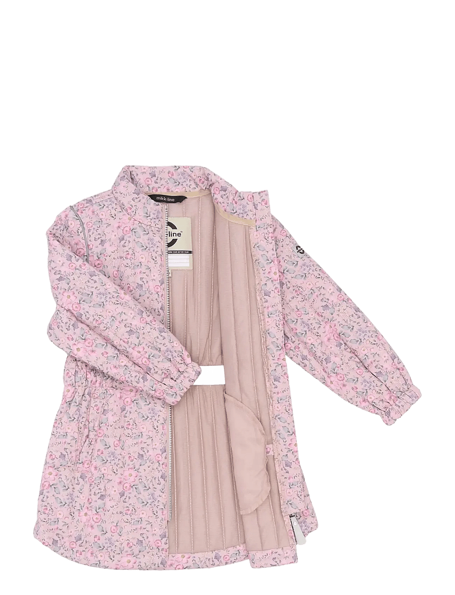 mikk-line - Thermal Coat AOP - stepētas virsjakas - buble flower aop - 2