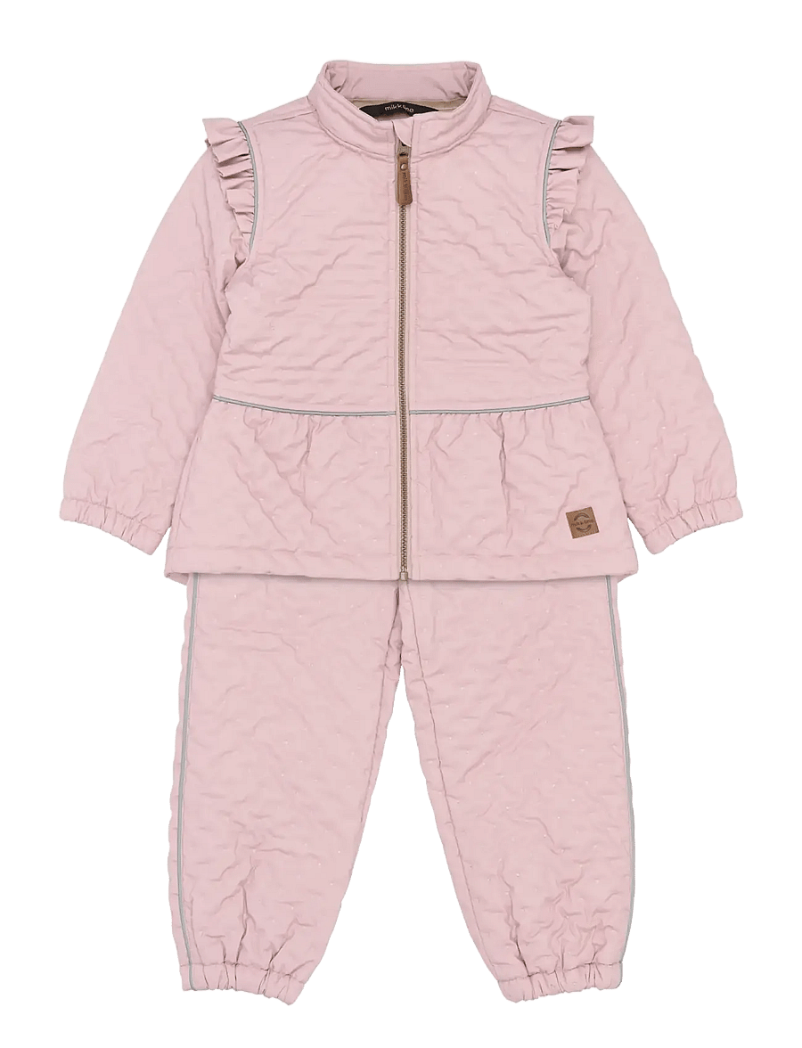 mikk-line - Thermal+ Frill Set - termosæt - adobe rose - 0