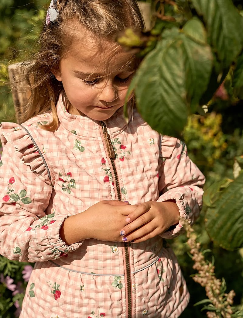 mikk-line - Thermal+ Frill Set AOP - termosæt - strawberry aop - 0