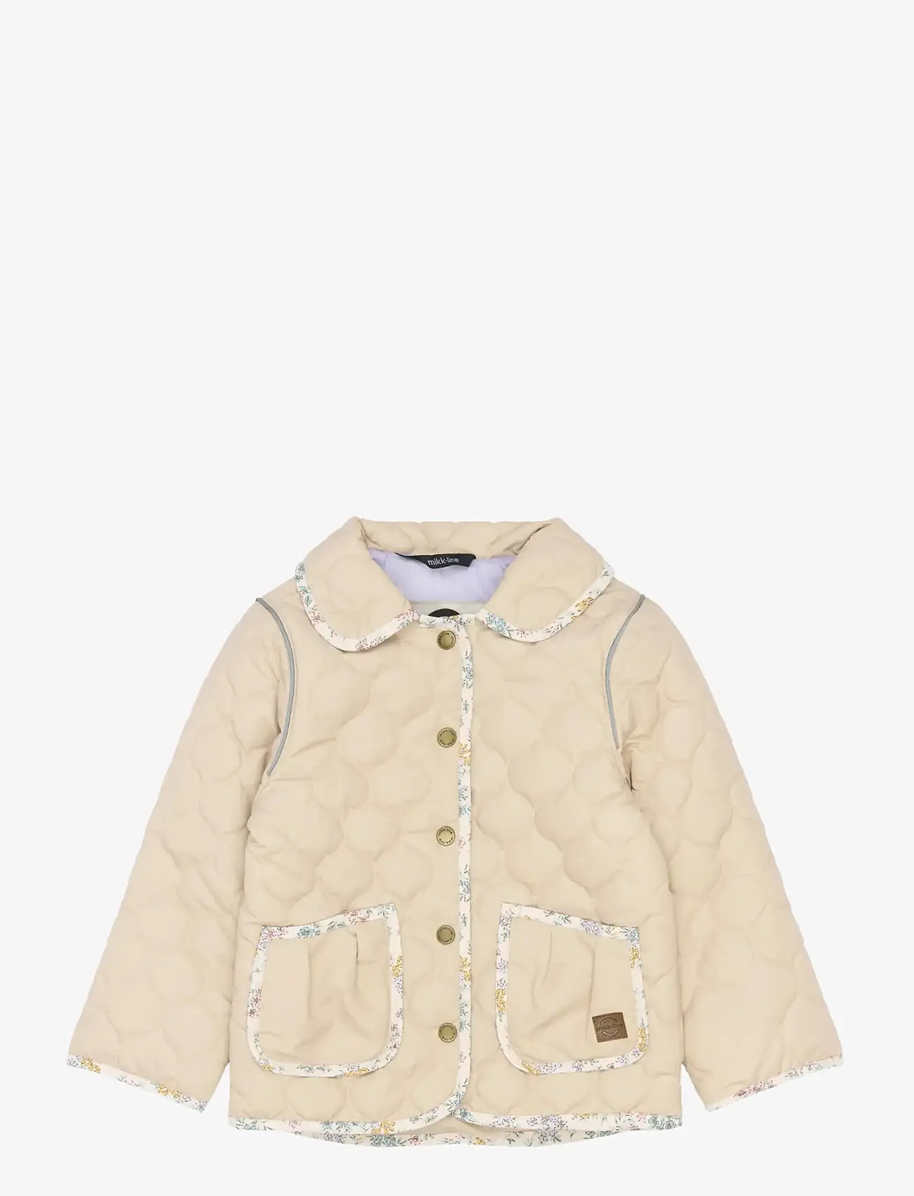 mikk-line - Quilted Jacket Collar - quiltede jakker - safari - 0