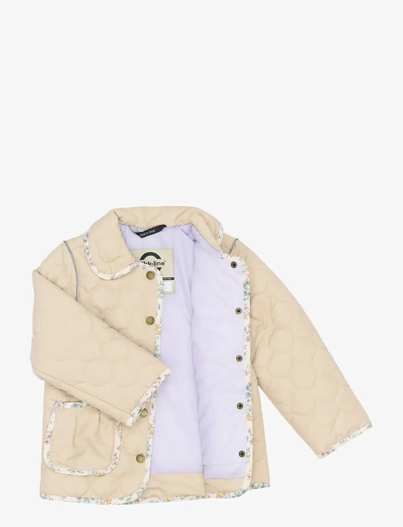 mikk-line - Quilted Jacket Collar - quiltede jakker - safari - 2