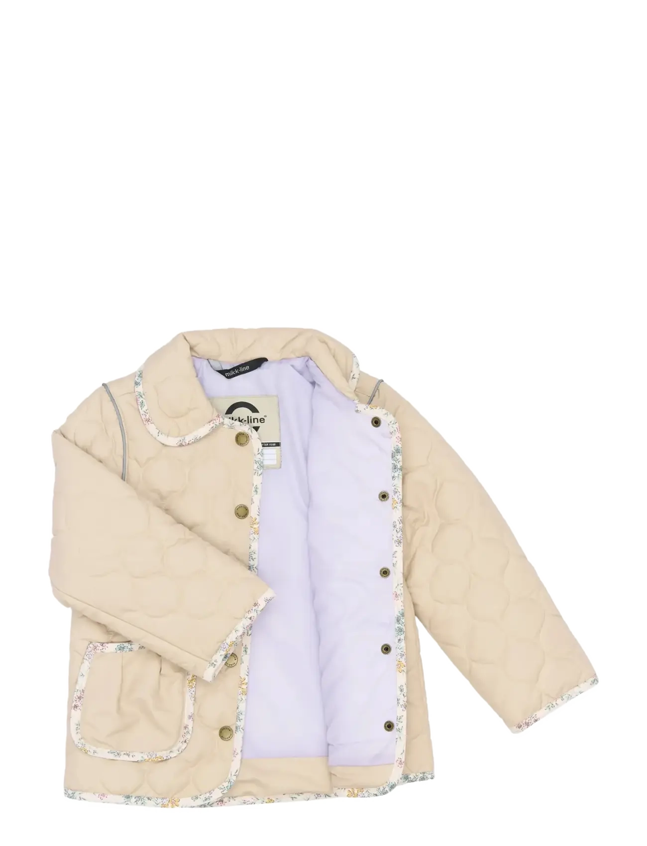 mikk-line - Quilted Jacket Collar - herbstjacken - safari - 3