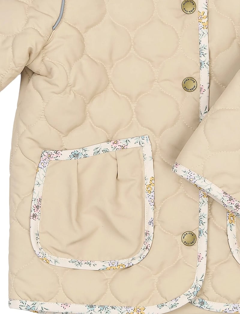 mikk-line - Quilted Jacket Collar - quiltede jakker - safari - 4