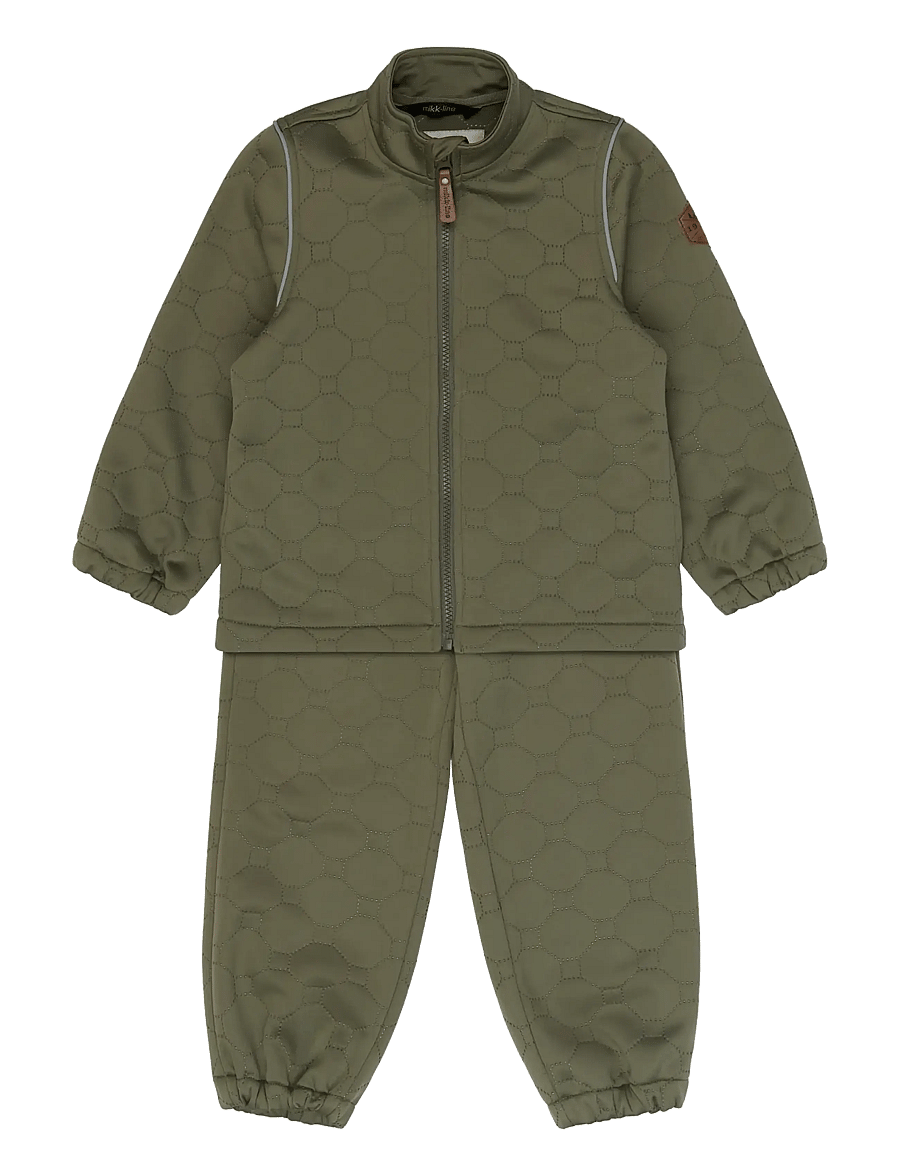 mikk-line - Soft Thermal Set Warm - thermo-sets - dusty olive - 1