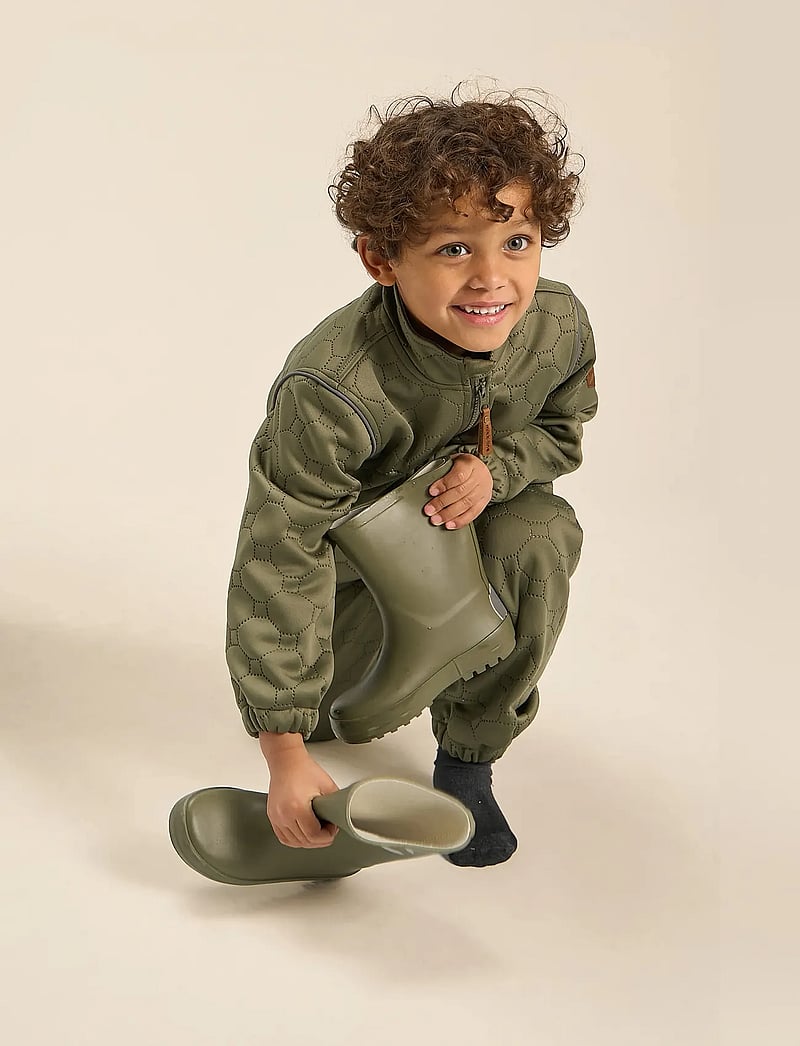 mikk-line - Soft Thermal Set Warm - termosæt - dusty olive - 0