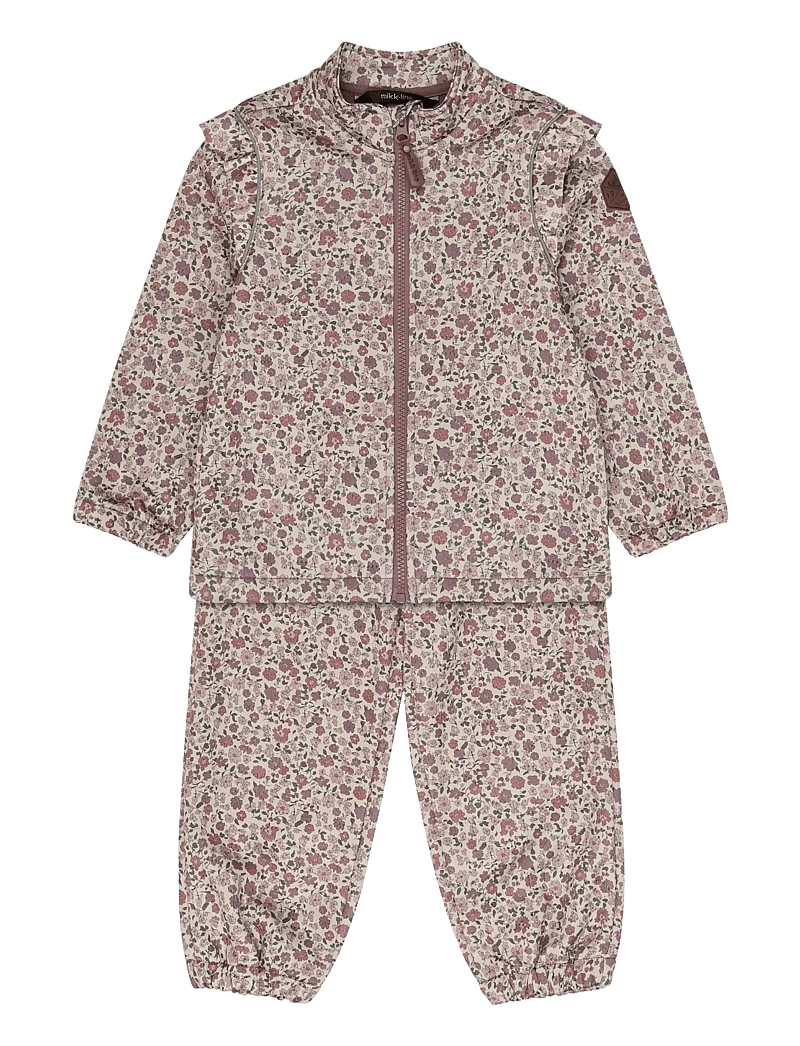 mikk-line - Soft Thermal Set Warm Frill AOP - thermo-sets - floral sketch aop - 0