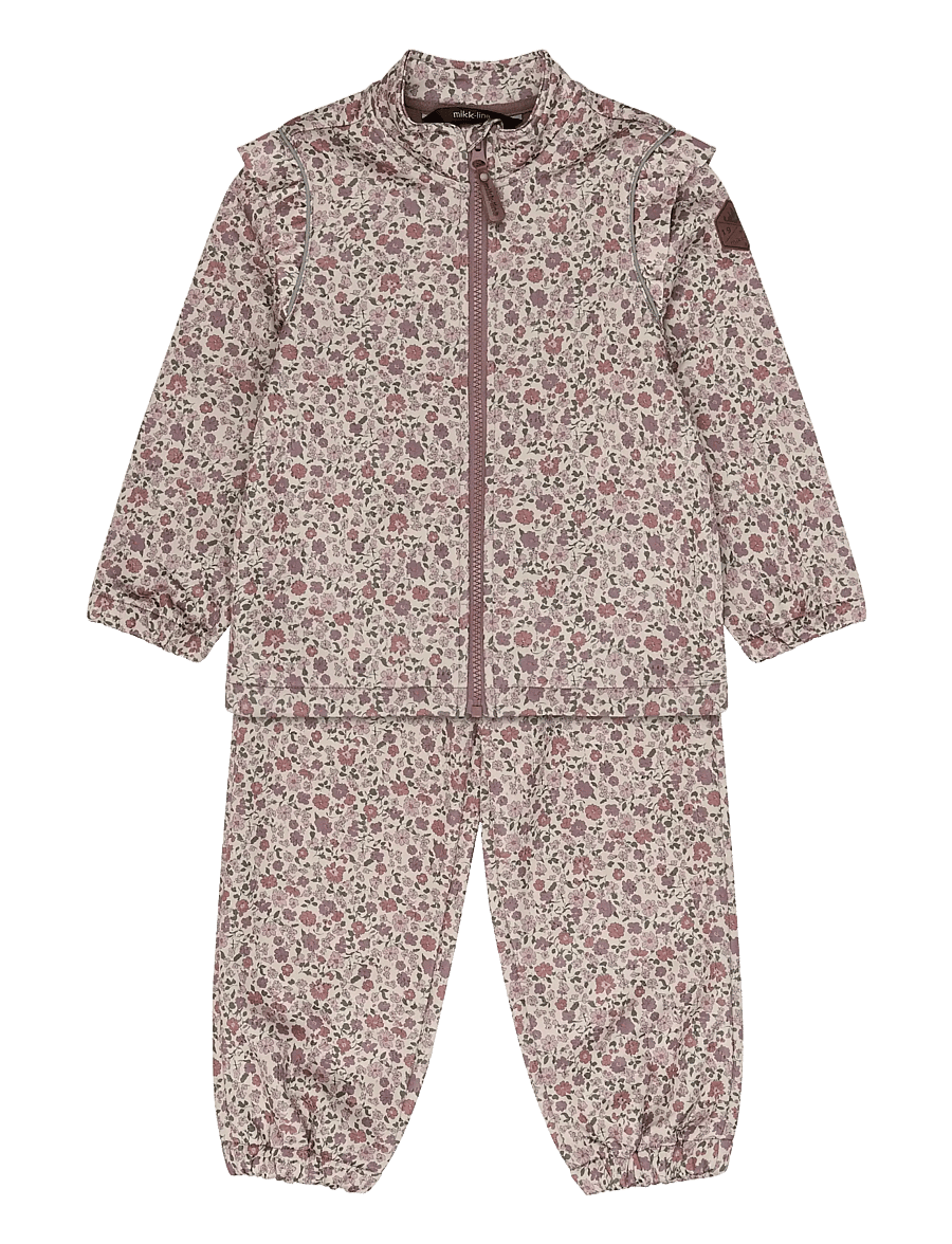 mikk-line - Soft Thermal Set Warm Frill AOP - thermo-sets - floral sketch aop - 0