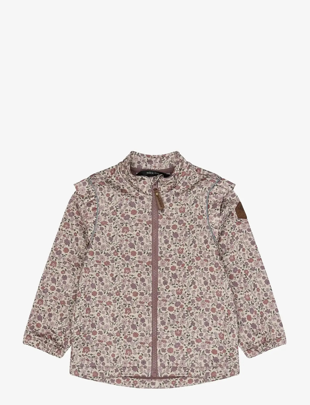 mikk-line - Soft Thermal Set Warm Frill AOP - overtøj - floral sketch aop - 1
