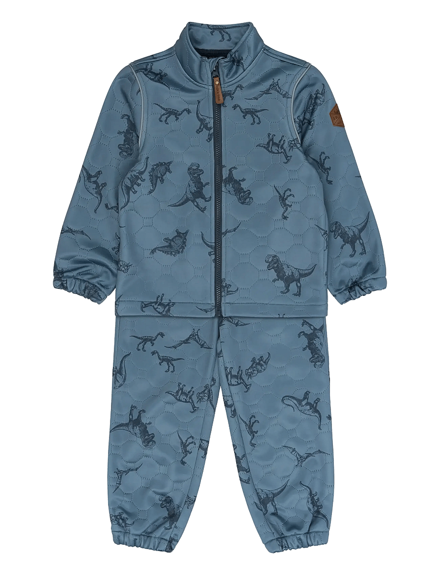 mikk-line - Soft Thermal Set Warm AOP - thermo-sets - dino stroke aop - 0