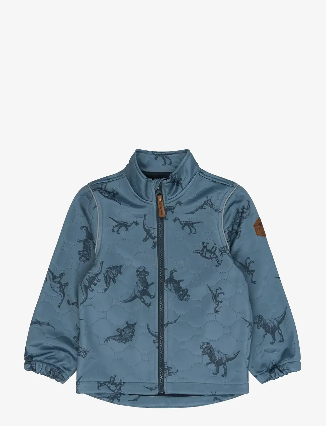 mikk-line - Soft Thermal Set Warm AOP - overtøj - dino stroke aop - 1