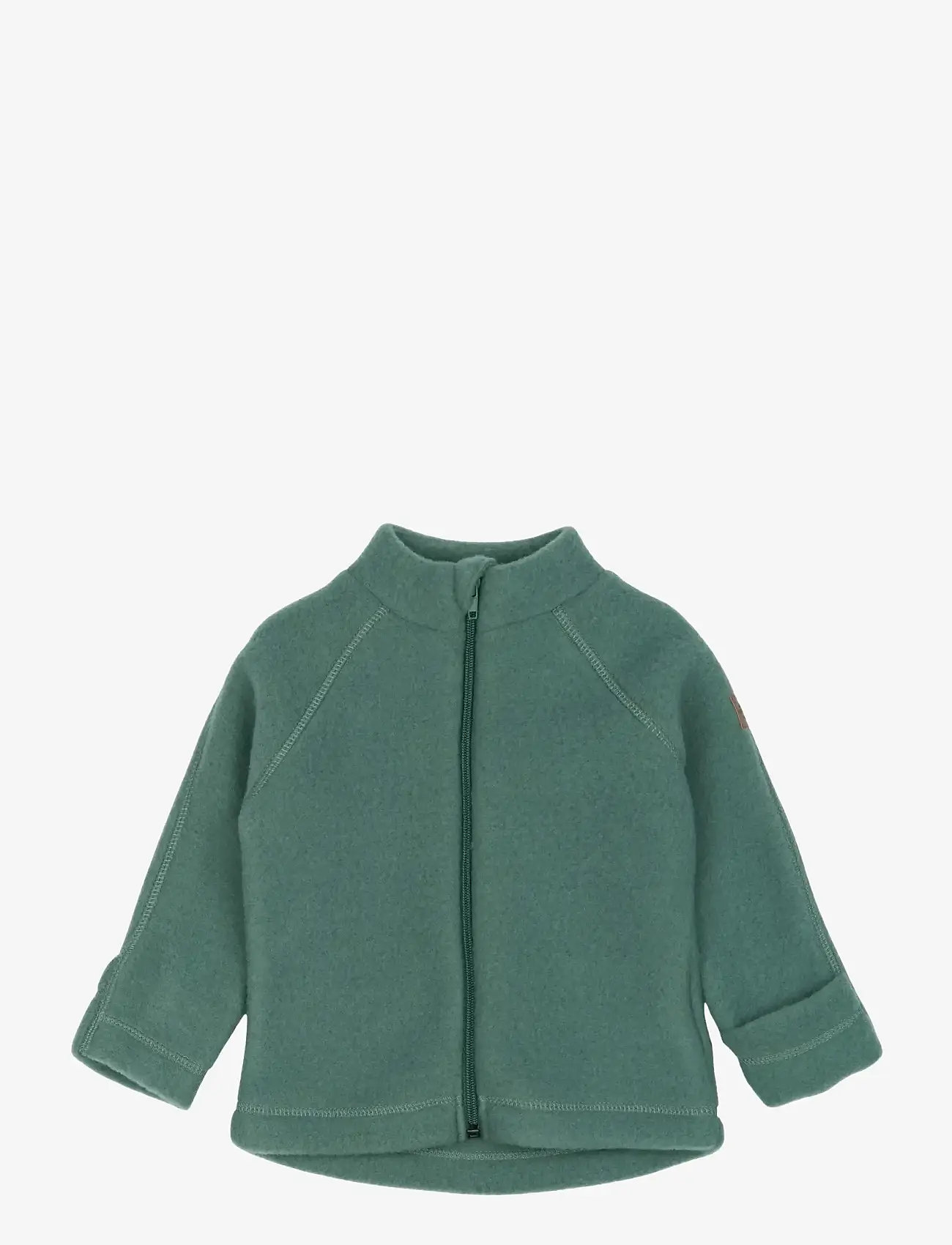mikk-line - Wool Baby Jacket - fleecejackor - balsam green - 0