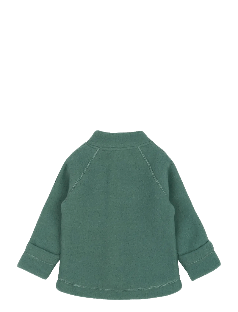 mikk-line - Wool Baby Jacket - fleecejakker - balsam green - 1