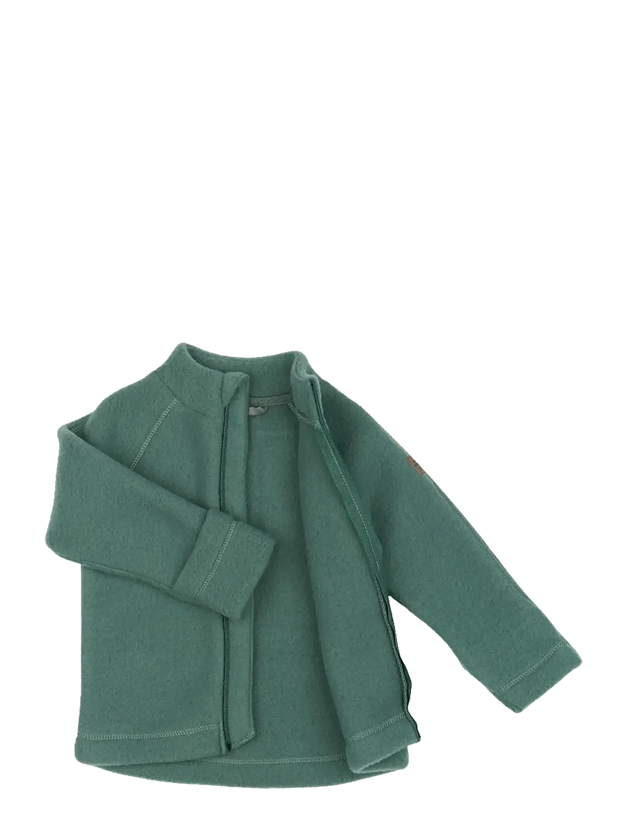 mikk-line - Wool Baby Jacket - fliisjakid - balsam green - 2