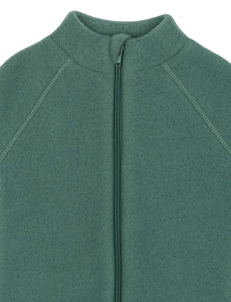 mikk-line - Wool Baby Jacket - fleecejakker - balsam green - 3