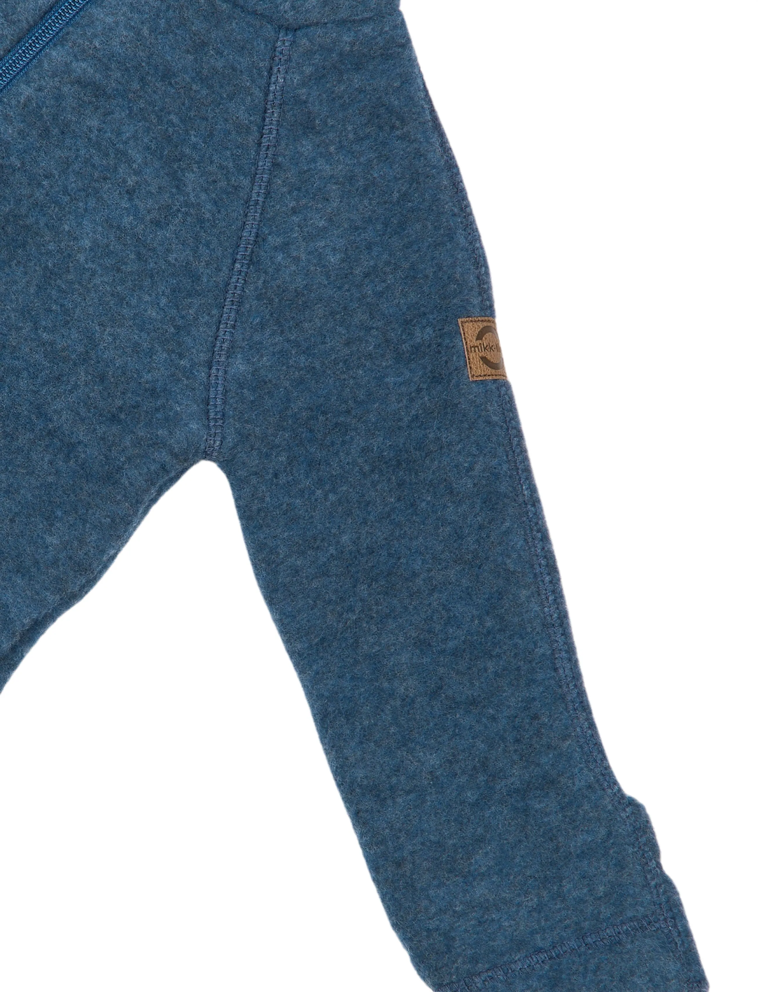 mikk-line - Wool Baby Jacket - fliisjakid - blue melange - 4