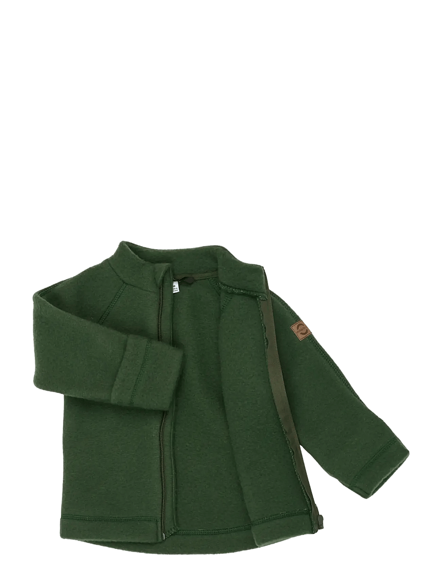 mikk-line - Wool Baby Jacket - fleecejacken - kombu green - 2
