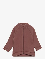 mikk-line - Wool Baby Jacket - fleece jacket - mink - 0