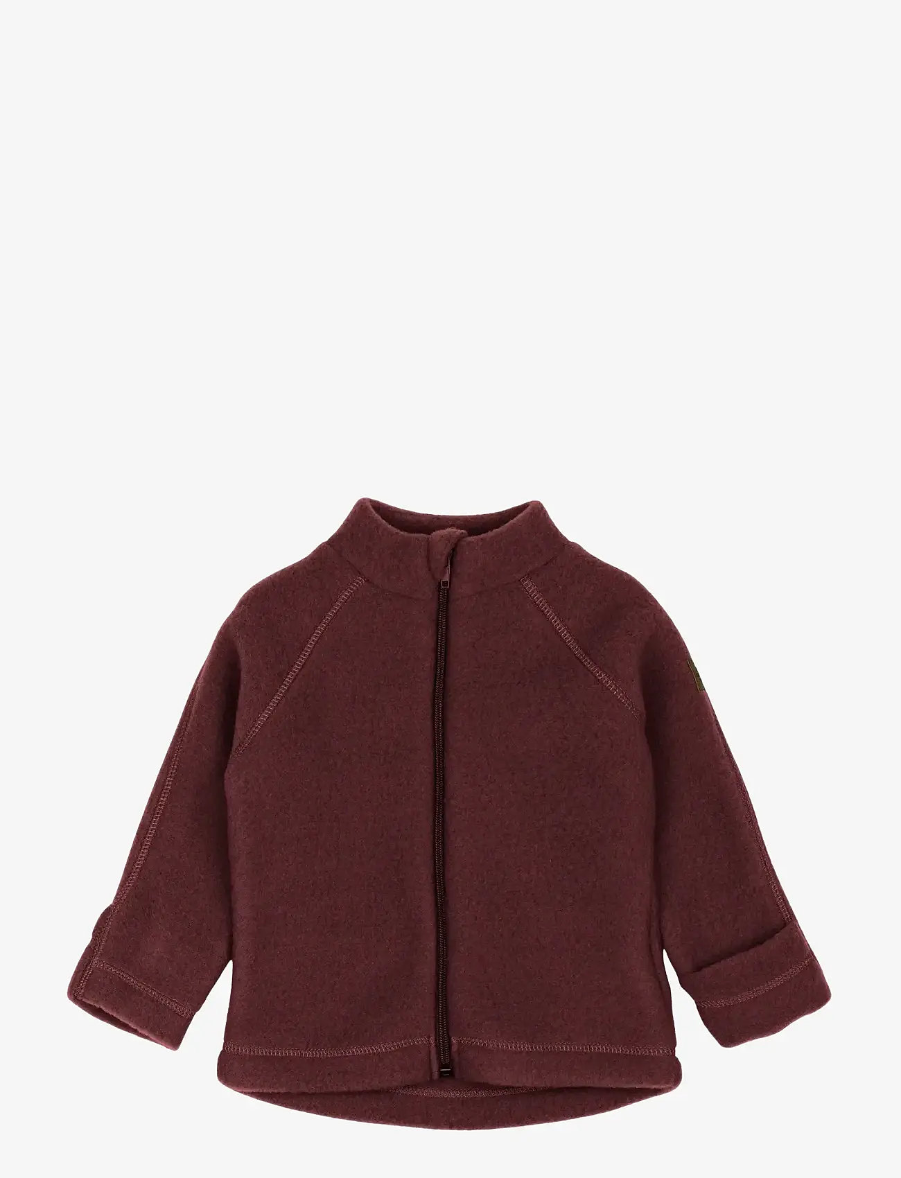 mikk-line - Wool Baby Jacket - efterårsjakker - rum raisin - 0