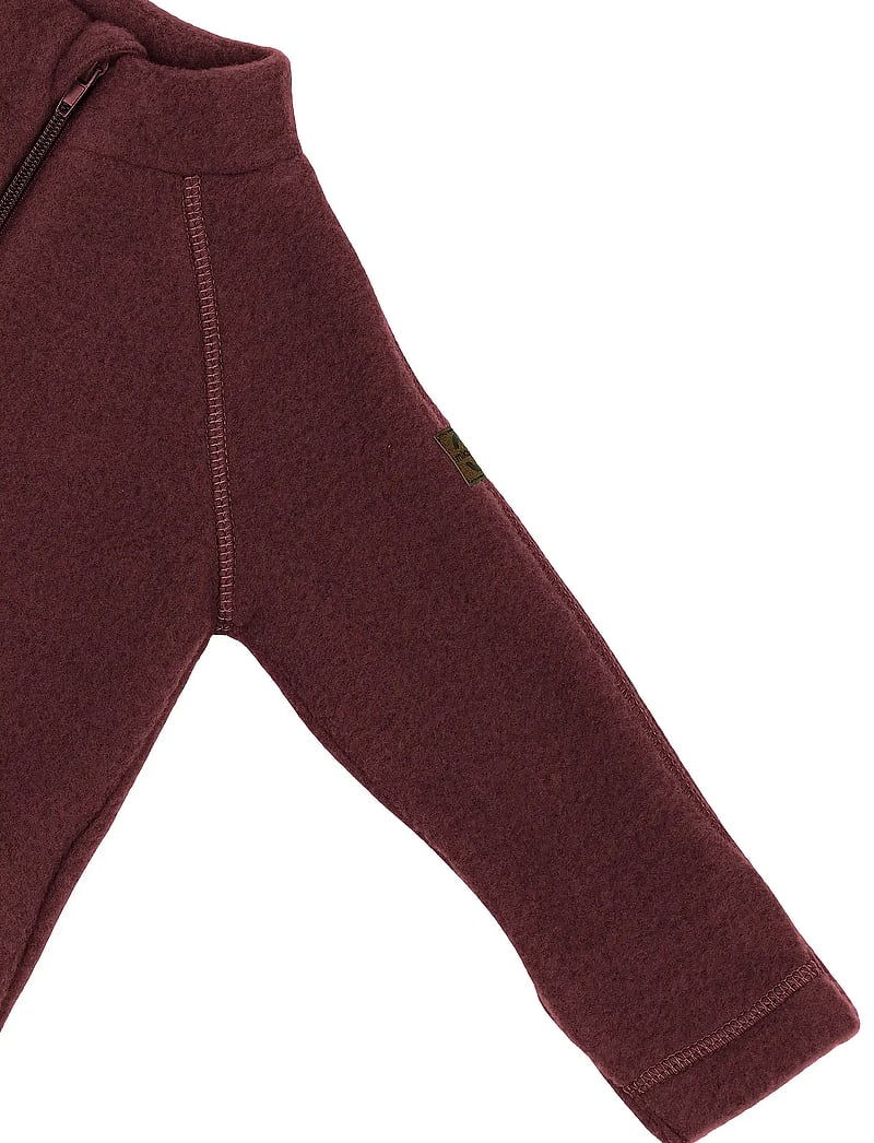 mikk-line - Wool Baby Jacket - fleecejacken - rum raisin - 3