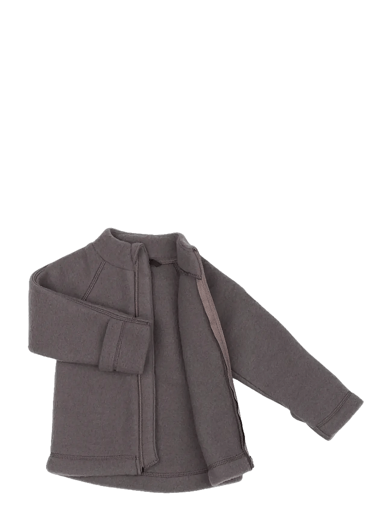 mikk-line - Wool Baby Jacket - fleecejackor - sparrow - 2