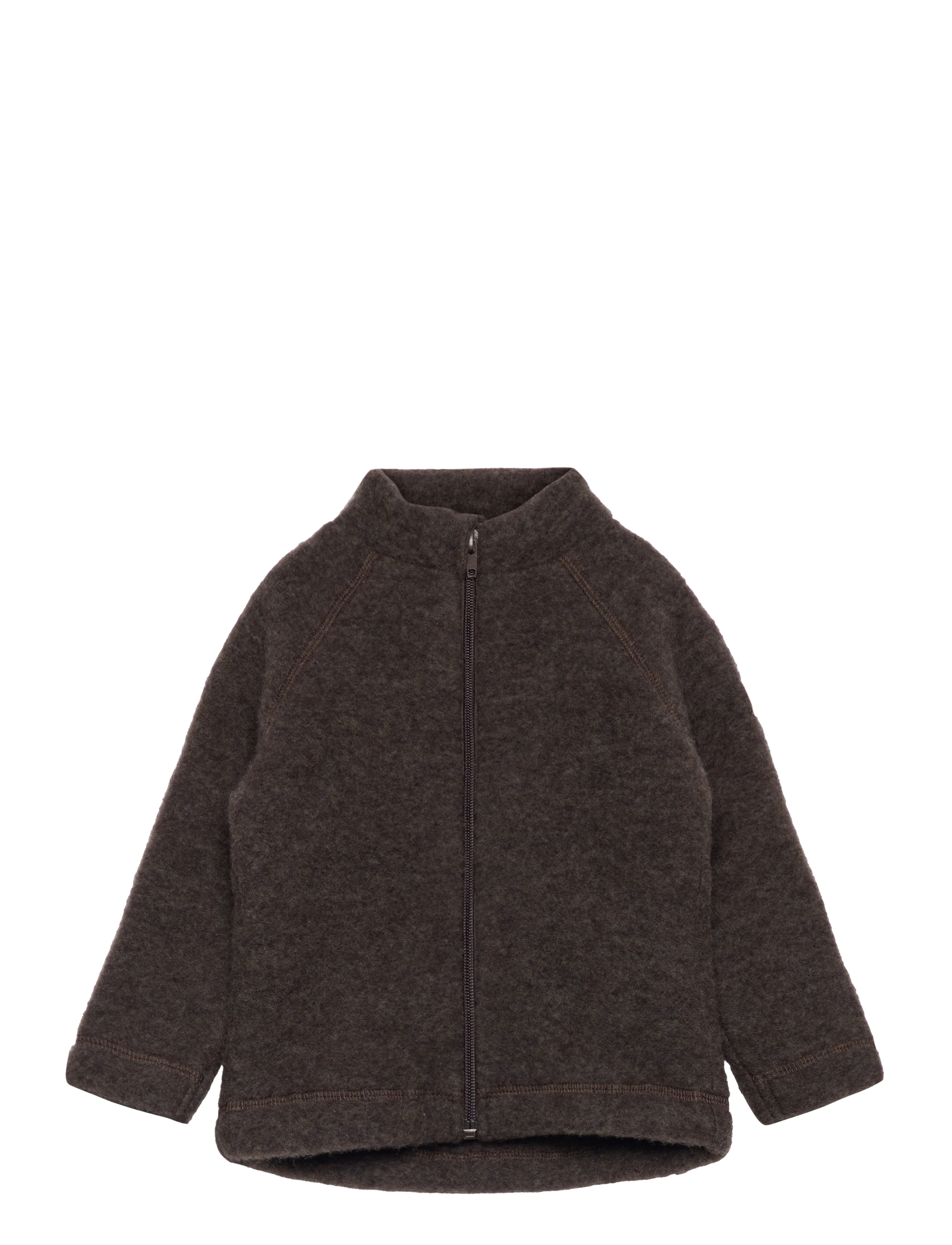 MIKK-LINE Wolle Baby Jacke Braun - 98 - Kinder