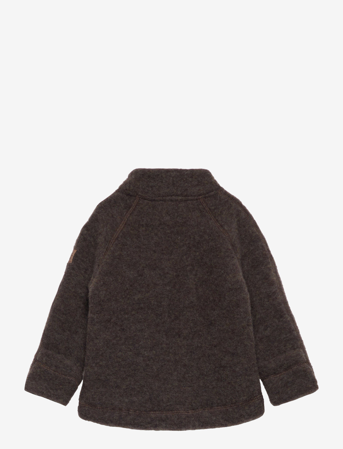 mikk-line - Wool Baby Jacket - fleecejacken - dark brown melange - 2