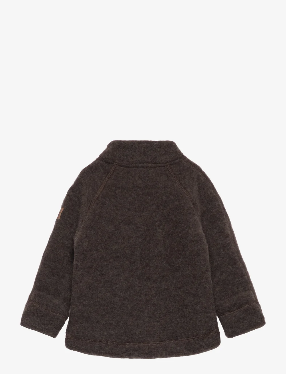mikk-line - Wool Baby Jacket - fleecejacken - dark brown melange - 2