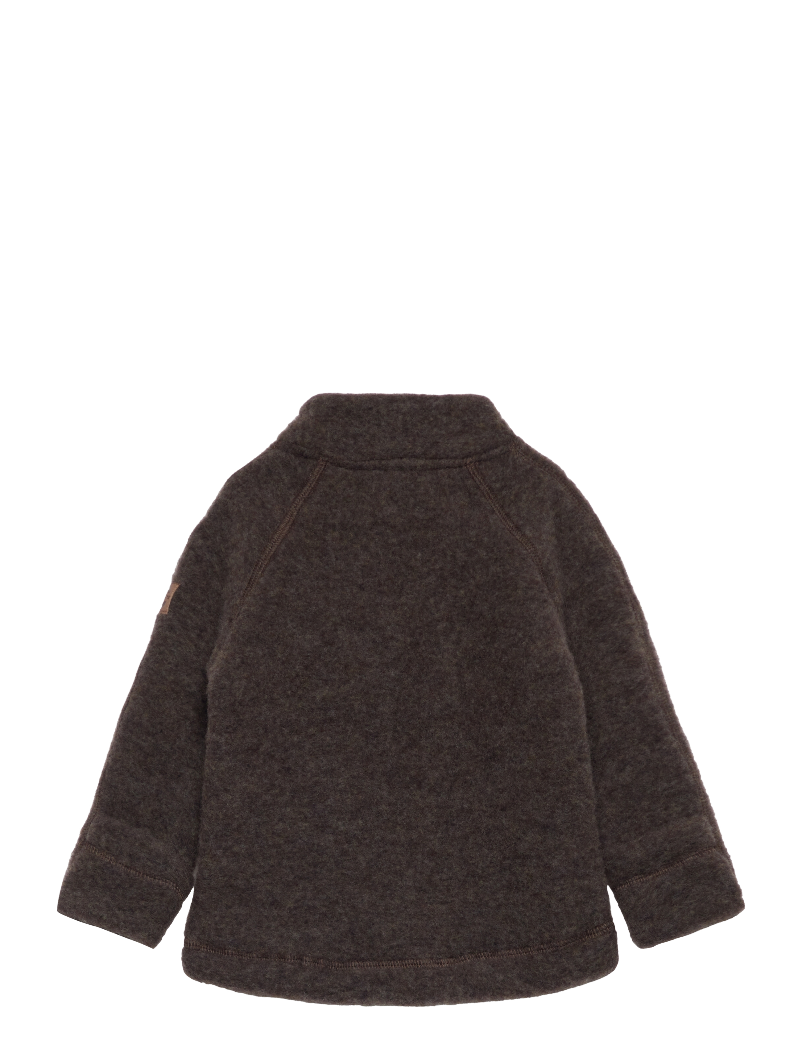 mikk-line - Wool Baby Jacket - fliis - dark brown melange - 2