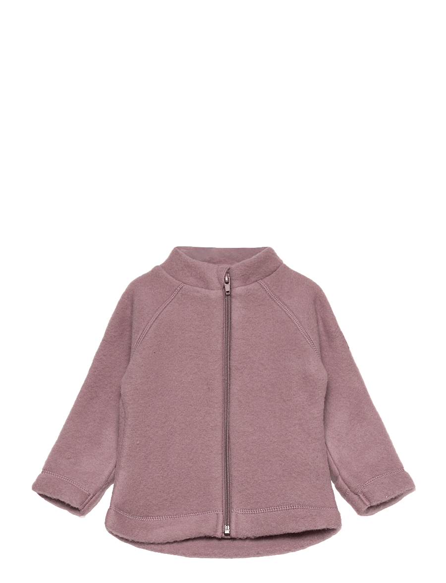 mikk-line - Wool Baby Jacket - fleecejacken - twilight mauve - 0