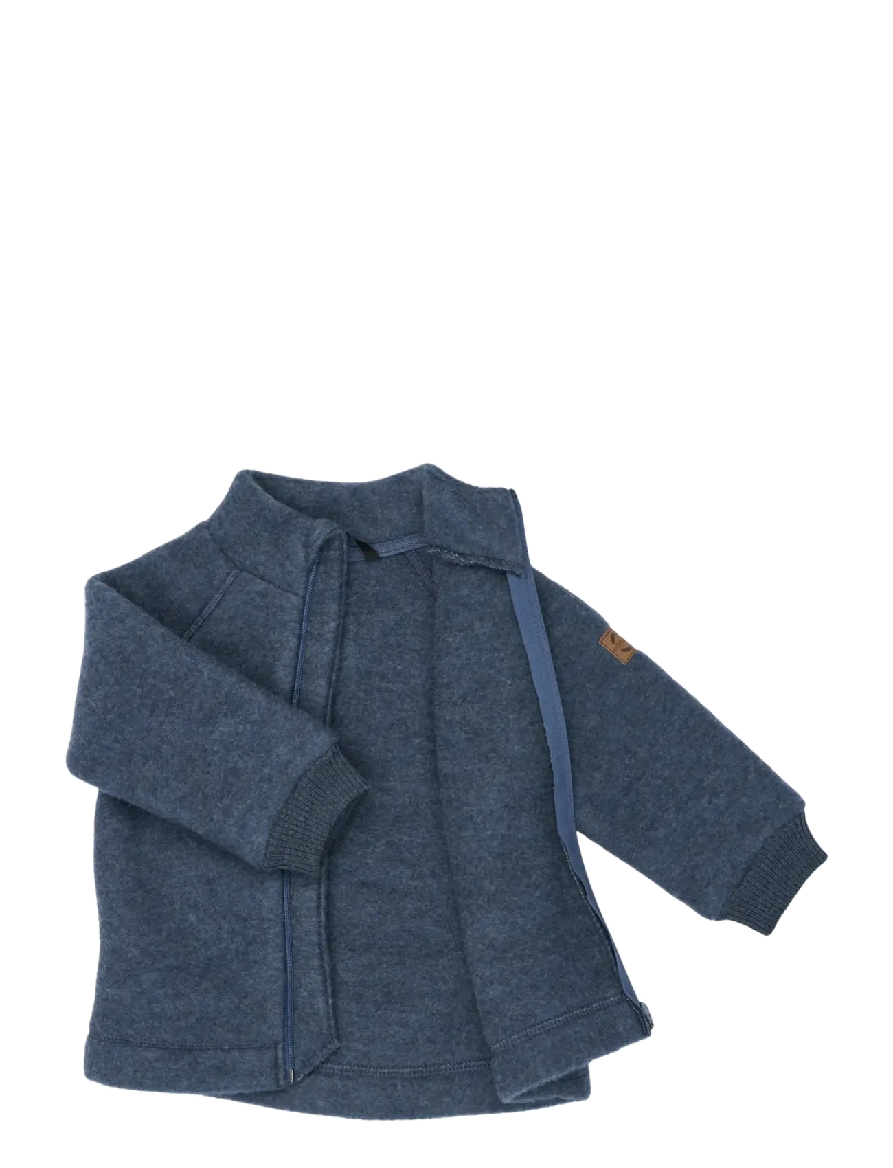 mikk-line - Wool Jacket - fleecejacken - blue melange - 2
