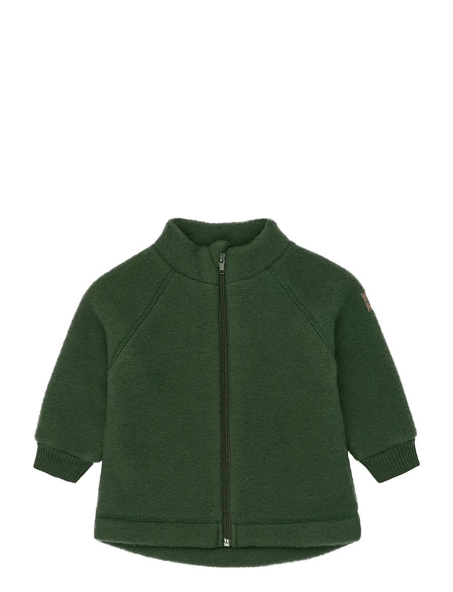 mikk-line - Wool Jacket - fleecejacken - kombu green - 0