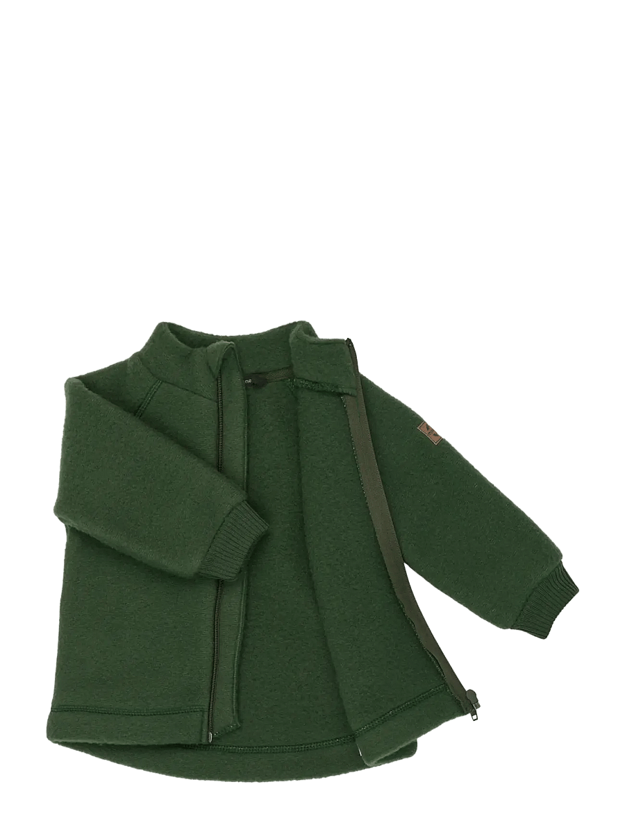 mikk-line - Wool Jacket - fleecejacken - kombu green - 2