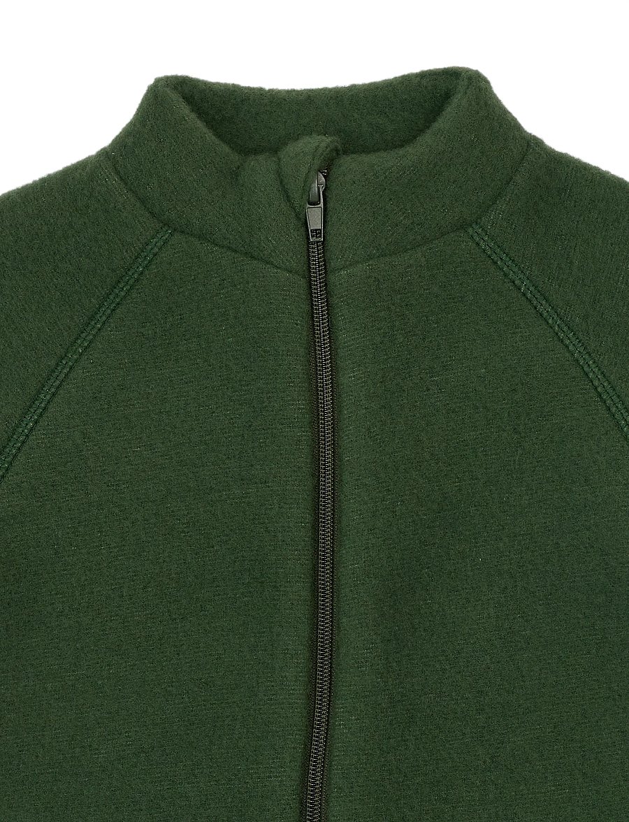 mikk-line - Wool Jacket - fleecejacken - kombu green - 3