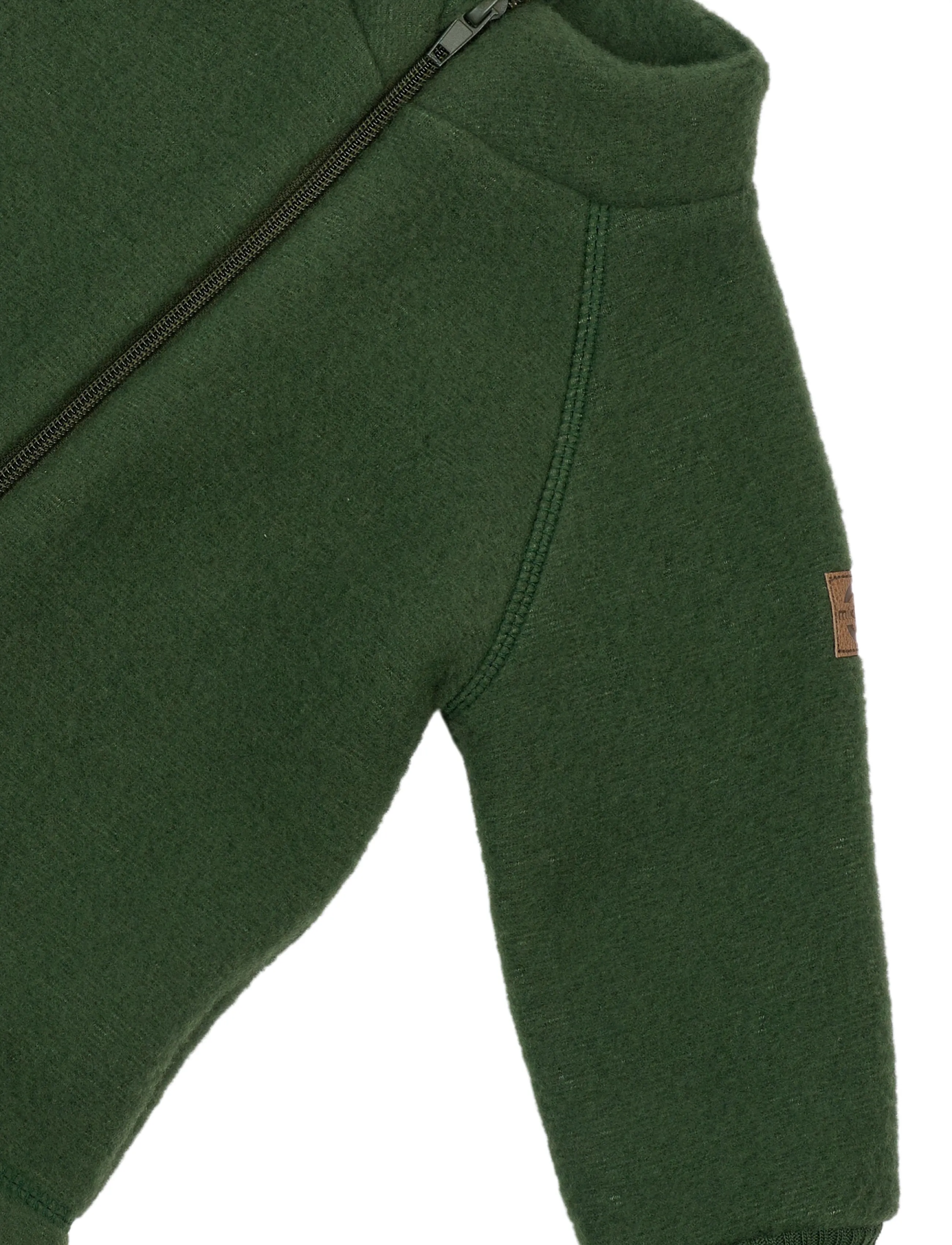 mikk-line - Wool Jacket - fleecejacken - kombu green - 4