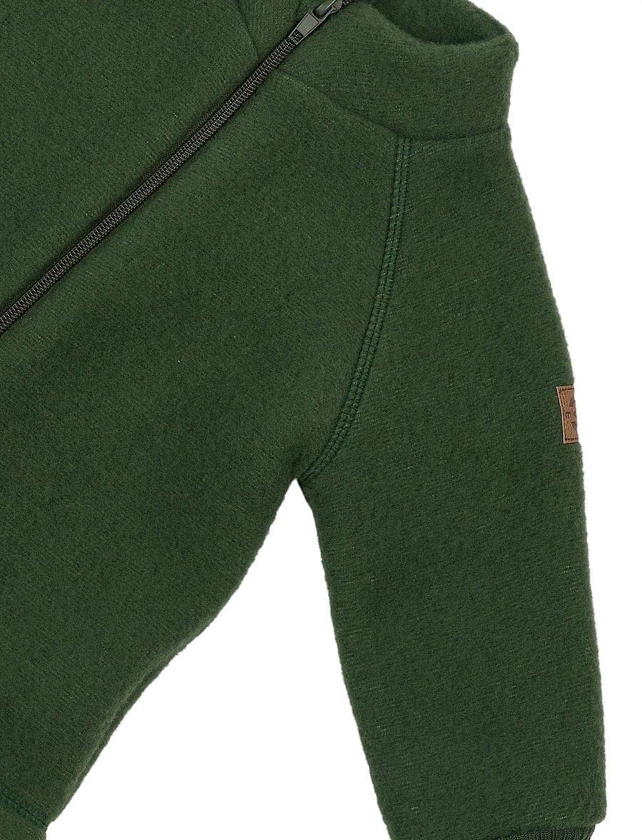 mikk-line - Wool Jacket - fleecejacken - kombu green - 4