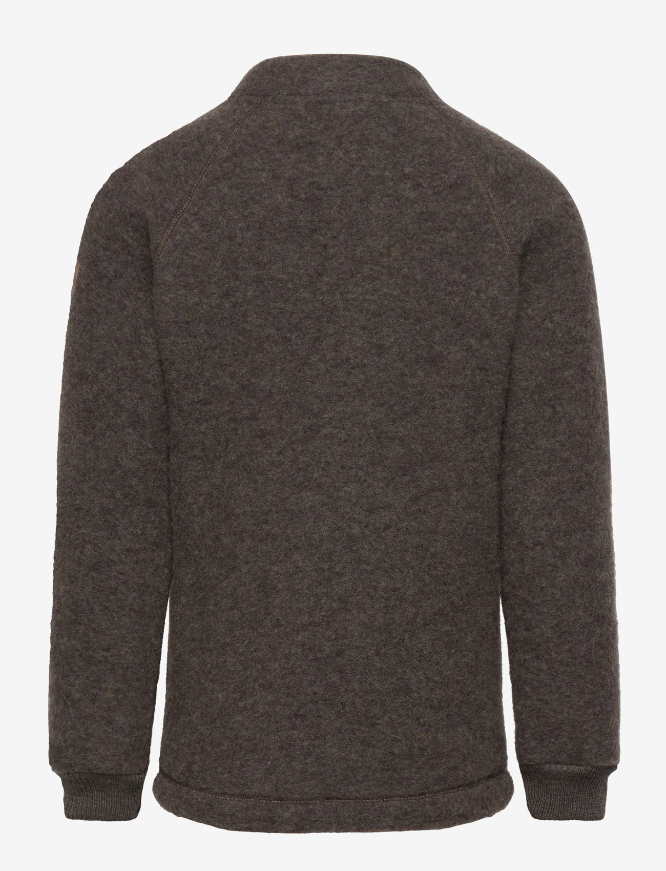 mikk-line - Wool Jacket - höstjackor - dark brown melange - 1