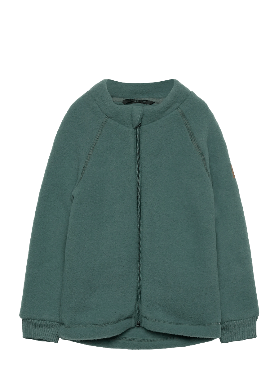 mikk-line - Wool Jacket - fleecejakker - balsam green - 0