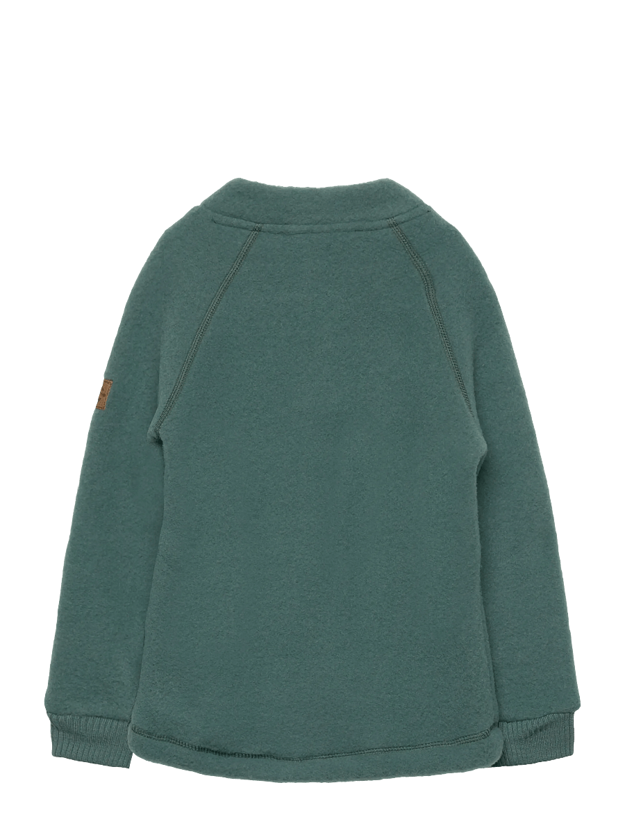 mikk-line - Wool Jacket - fleecejakker - balsam green - 1