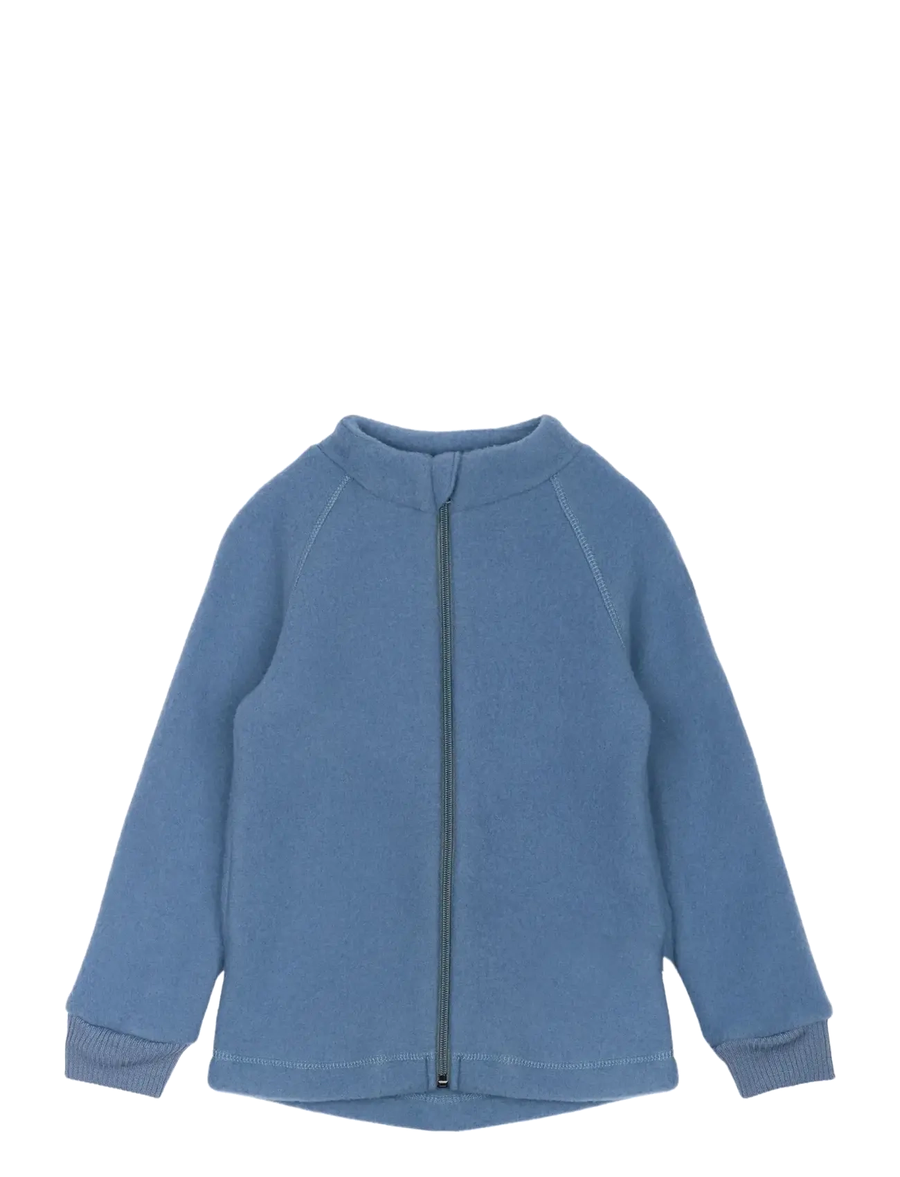 mikk-line Wool Jacket, Børn, Uld Lynlåsjakke, Blå, Str: 86