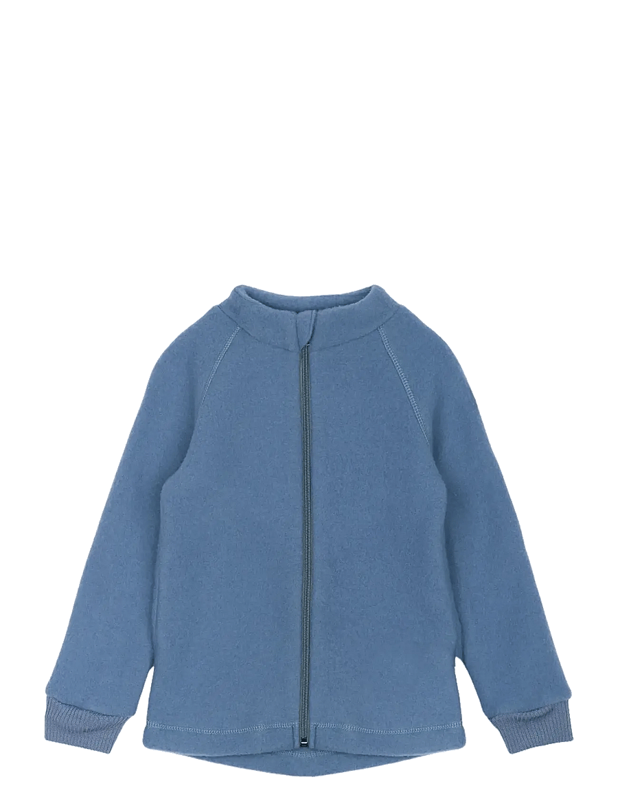mikk-line - Wool Jacket - fleecejakker - flint stone - 0