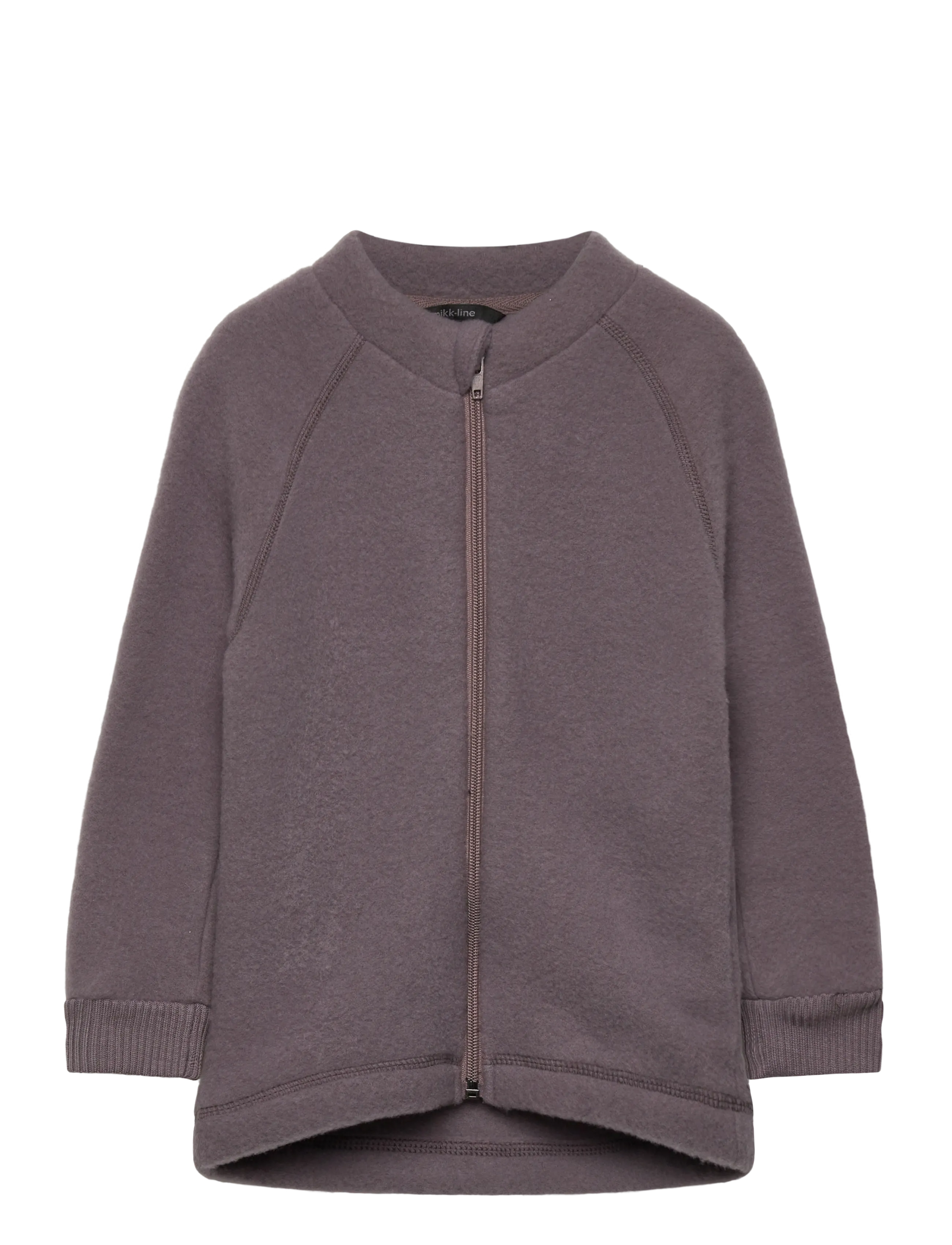 mikk-line Wool Jacket, Børn, Uld Lynlåsjakke, Grå, Str: 86