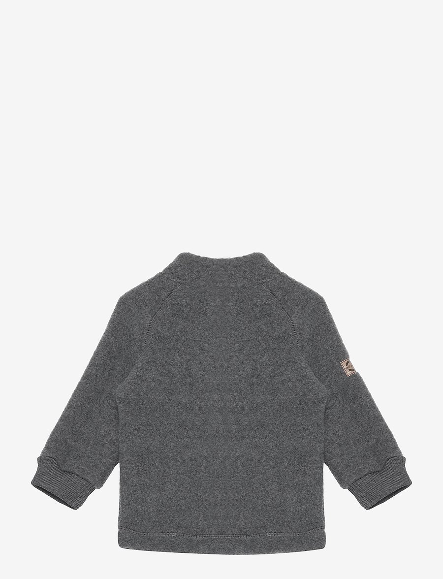 mikk-line - Wool Jacket - fleecejacken - anthracite melange - 2