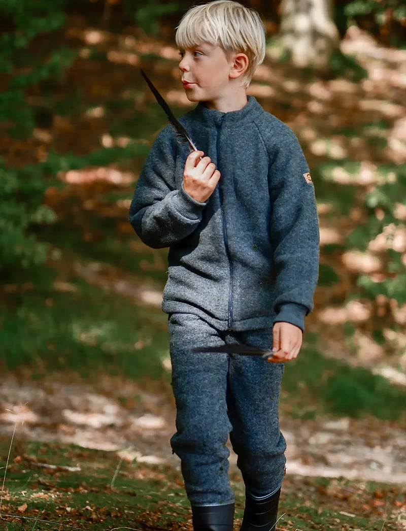 mikk-line - Wool Jacket - fleecejacken - anthracite melange - 0