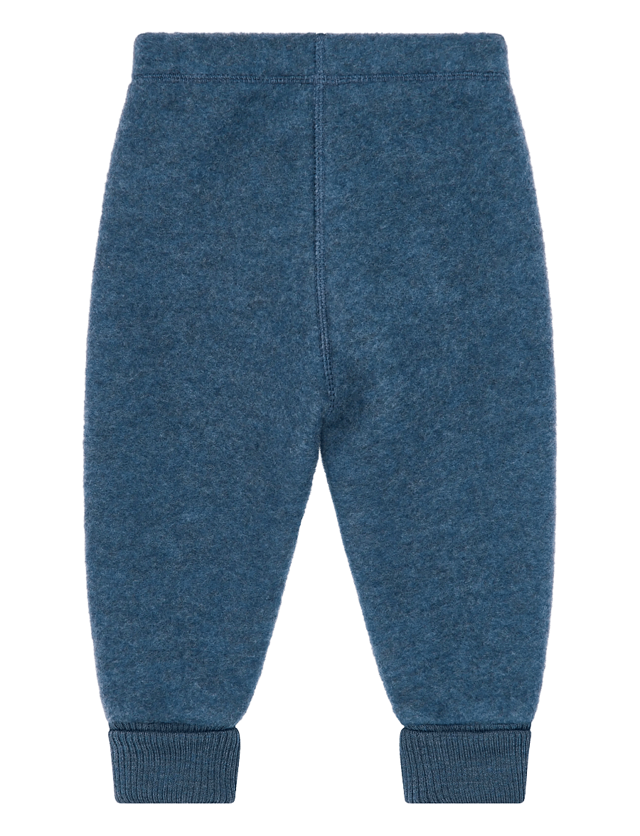 mikk-line - WOOL Pants - fleecehosen - blue melange - 1