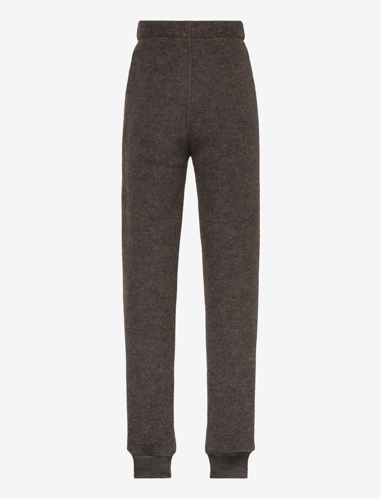 mikk-line - WOOL Pants - sweatpants - dark brown melange - 2