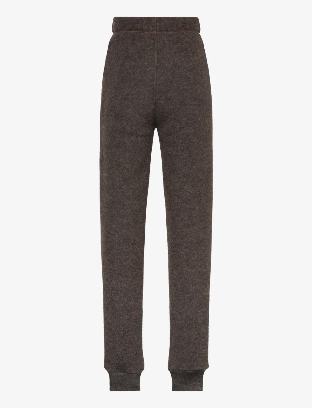 mikk-line - WOOL Pants - sweatpants - dark brown melange - 2